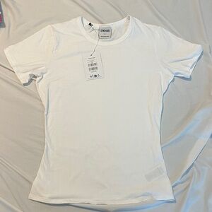 Gymshark White Short Sleeve Tee